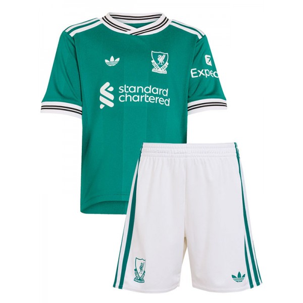 Liverpool terza maglia da calcio per bambini kit da calcio per bambini terza maglia da calcio divise giovanili 2025-2026