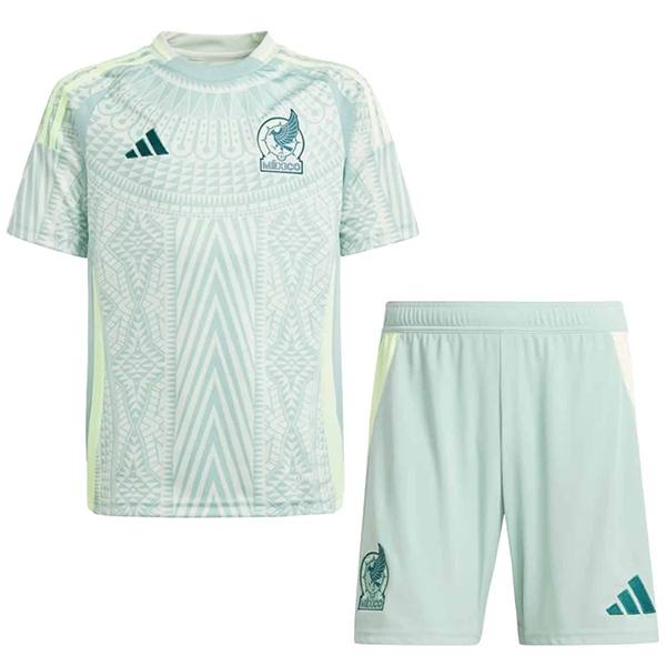 Mexico away kids jersey soccer kit children second football shirt mini youth uniforms 2024-2025
