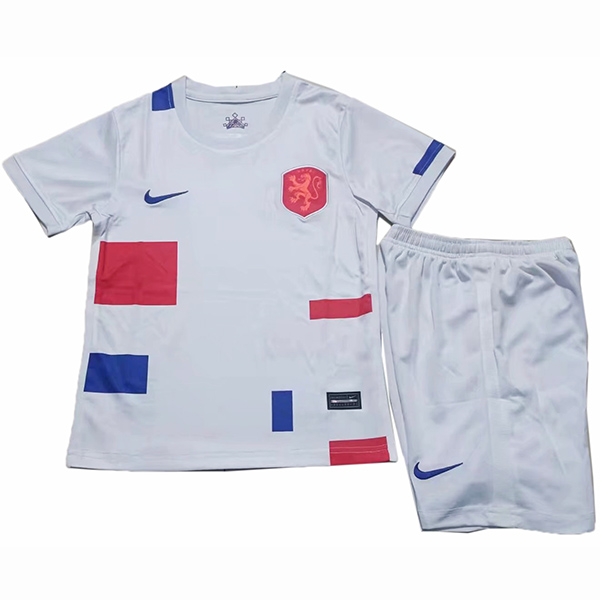 Netherlands kids away football kit soccer children first football shirt maillot match youth uniforms 2022-2023