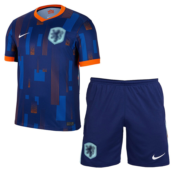 Nethlands away kids jersey soccer kit children second football shirt mini youth uniforms Euro 2024 cup