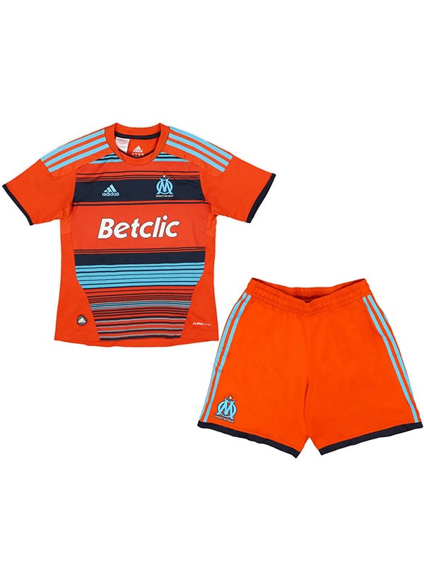 Olympique de marseille maglia retrò trasferta bambini mini-maglietta uniforme giovanile 2011-2012