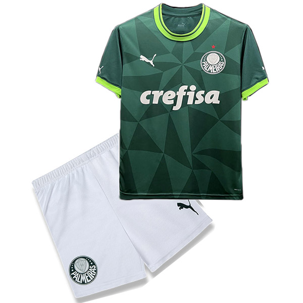 Palmeiras home kids kit soccer children first football shirt mini youth uniforms 2023-2024