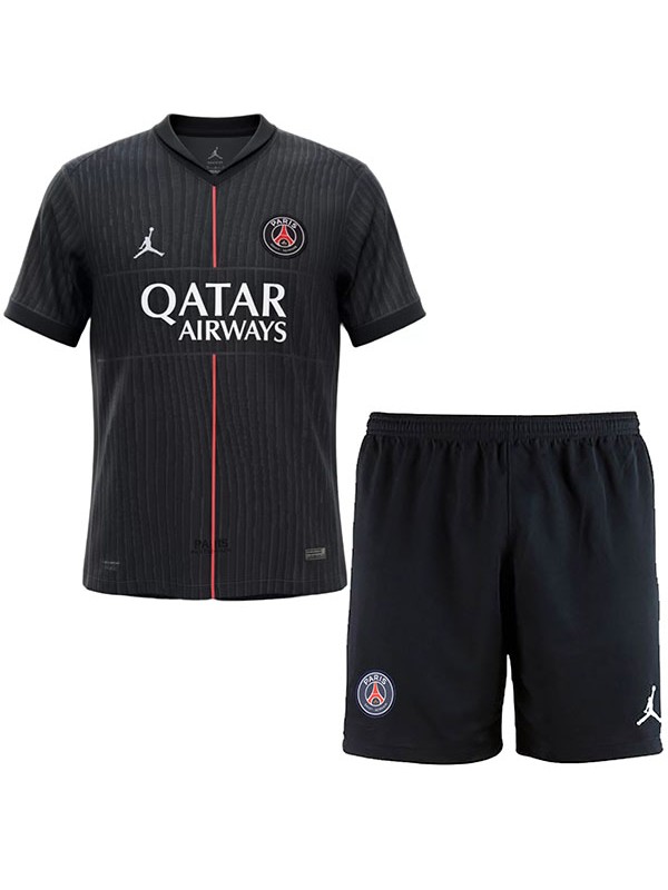 Paris saint-germain quarta maglia calcio bambini mini uniformi ragazzi 2025-2026
