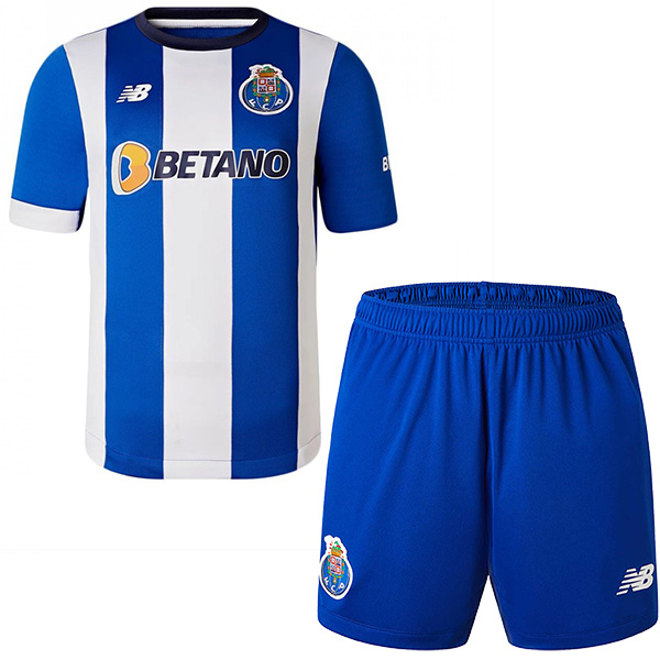 Porto home kids jersey soccer kit children first football mini shirt youth uniforms 2023-2024