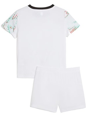 Portugal maglia da calcio per bambini in trasferta kit da calcio per bambini seconda maglia da calcio mini uniformi giovanili 2025-2026