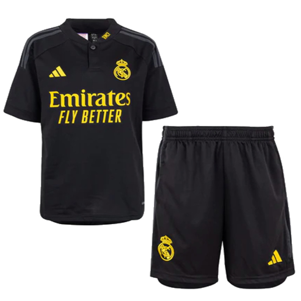 Real madrid third kids jersey soccer kit children 3rd football shirt mini youth uniforms 2023-2024