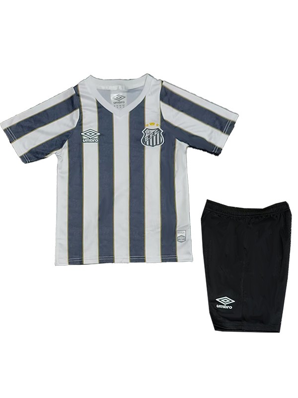 Santos maglia da calcio per bambini in trasferta kit da calcio per bambini seconda maglia da calcio mini uniformi giovanili 2025-2026