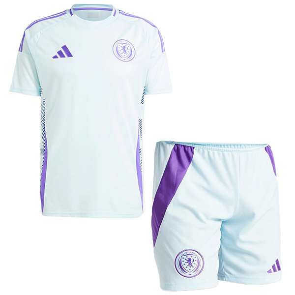 Scotland away kids jersey soccer kit children second football mini shirt youth uniforms Euro 2024 cup