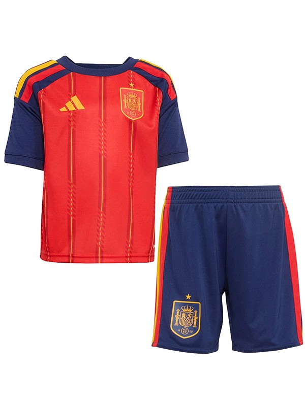 Spain maglia casa bambini kit mini uniformi giovanili coppa mondo 2026
