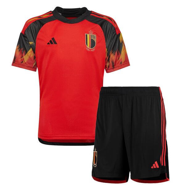 Spain home kids kit soccer children second football mini shirt youth uniforms 2022 world cup