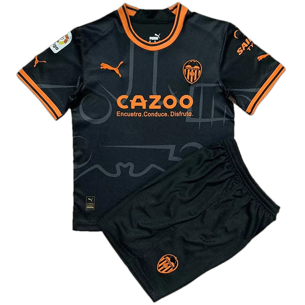 Valencia away kids kit soccer children second football shirt youth uniforms 2022-2023