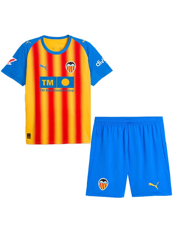 Valencia terza maglia per bambini kit da calcio per neonati terza maglia da calcio mini uniformi per giovani 2025-2026