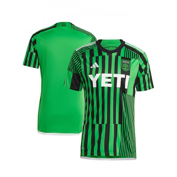 Austin FC home jersey soccer uniform men's first sportswear football kit top sports shirt 2023