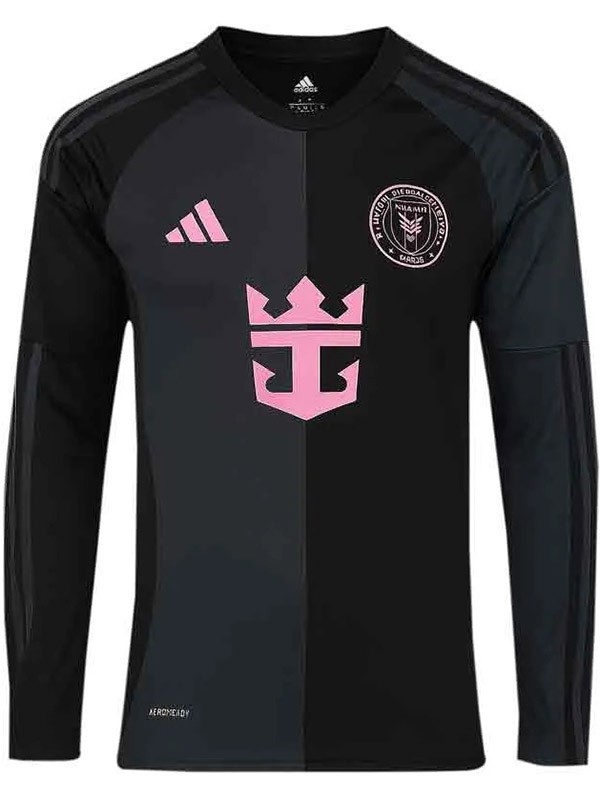 Inter miami lontano maglia a maniche lunghe adulti calcio uniforme uomo secondo abbigliamento sportivo calcio kit top camicia 2025-2026