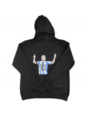 Argentina hoodie jacket football sportswear tracksuit black uniform men's Messi training jersey kit soccer coat 2022-2023