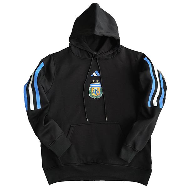 Argentina hoodie jacket football sportswear tracksuit black uniform men's training jersey kit soccer coat 2022