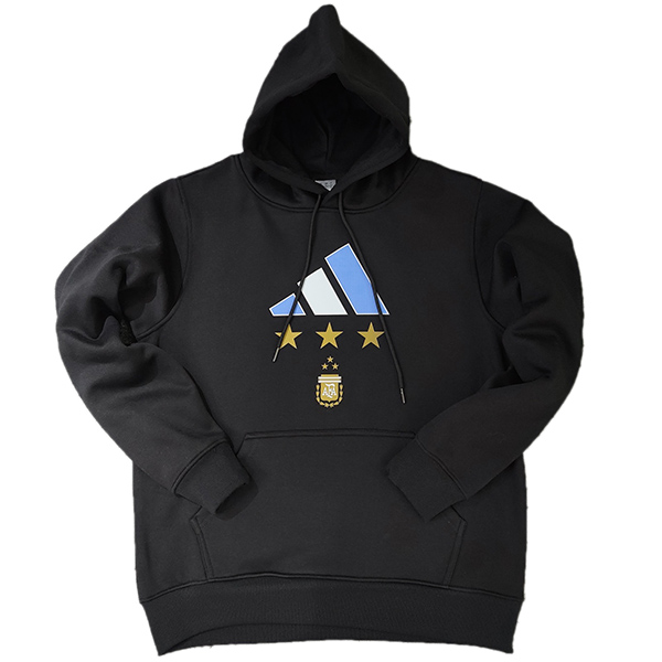 Argentina hoodie jacket Messi football sportswear tracksuit black uniform men's training jersey kit soccer coat 2022-2023