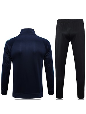 Argentina jacket football kit sportswear tracksuit navy long zipper training uniform outdoor suit soccer coat 2022-2023