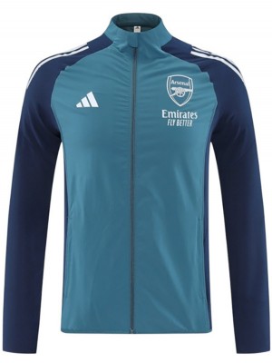 Arsenal giacca antivento tuta verde acqua allenamento uomo 2025-2026
