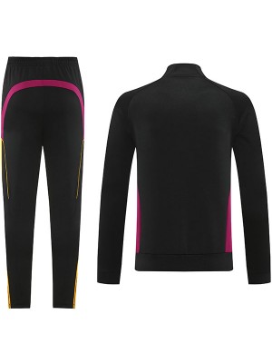 AS roma giacca tuta nera kit allenamento uomo 2025-2026