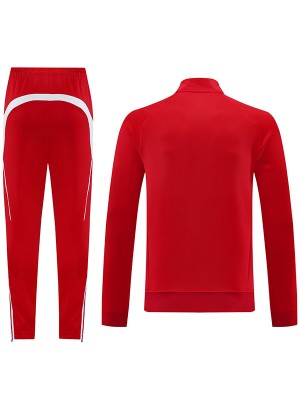 Bayern munich giacca tuta rossa kit allenamento uomo 2025-2026