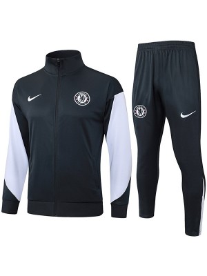 Chelsea giacca tuta grigia kit allenamento uomo 2025-2026
