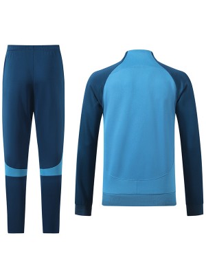 Club América jacket football sportswear tracksuit full zipper men's blue navy training kit outdoor soccer coat 2024-2025