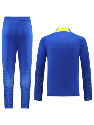 Club América tracksuit blue soccer suit sports set zipper-necked uniform men's clothes football training kit 2023-2024