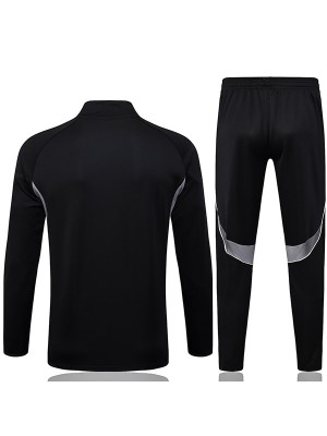 Germany jacket football sportswear tracksuit full zipper men's training kit black outdoor uniform soccer coat 2025-2026