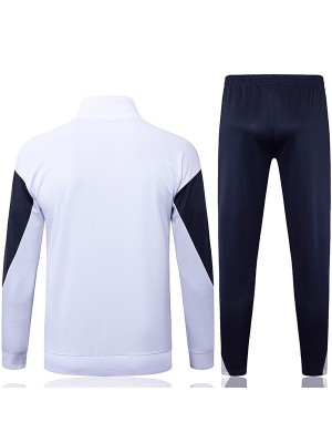 Inter Milan giacca da calcio abbigliamento sportivo tuta bianca con cerniera intera kit da allenamento da uomo uniforme da esterno giacca da calcio 2025-2026