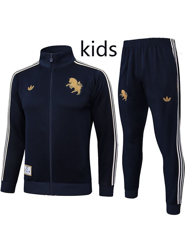 Juventus giacca nera tuta allenamento bambini uniforme kit 2025-2026