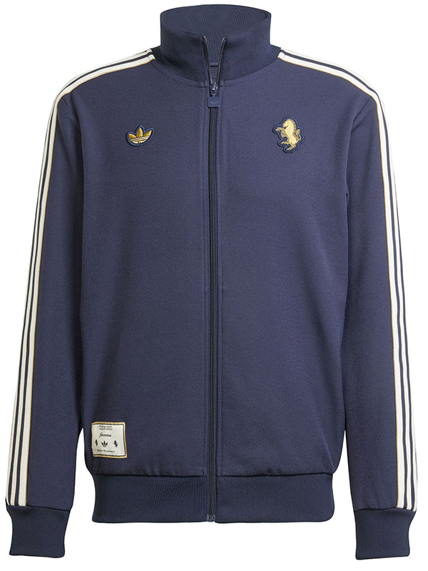 Juventus giacca antivento tuta sportiva con cerniera intera indaco allenamento uomo 2025-2026