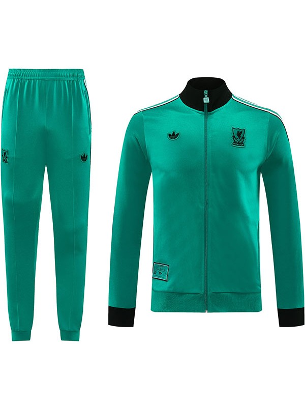 Liverpool giacca tuta verde kit allenamento uomo 2025-2026