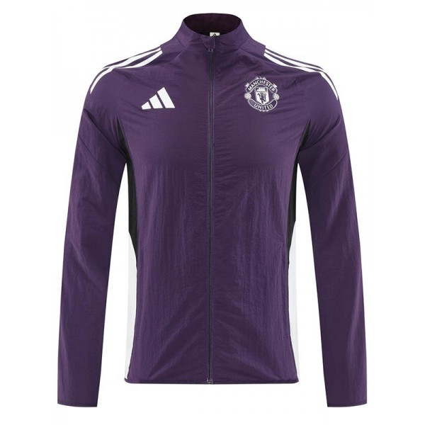 Manchester united giacca antivento tuta viola allenamento uomo 2025-2026