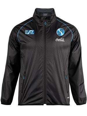 Napoli giacca antivento tuta nera allenamento uomo 2025-2026