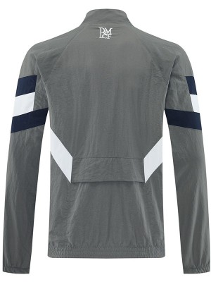 Real madrid giacca antivento tuta grigia allenamento uomo 2025-2026