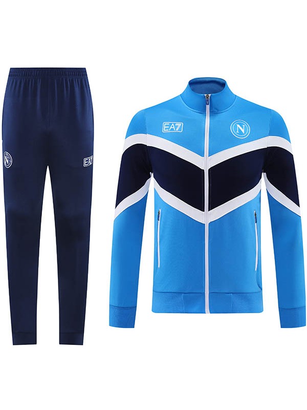 SSC napoli giacca tuta blu kit allenamento uomo 2025-2026