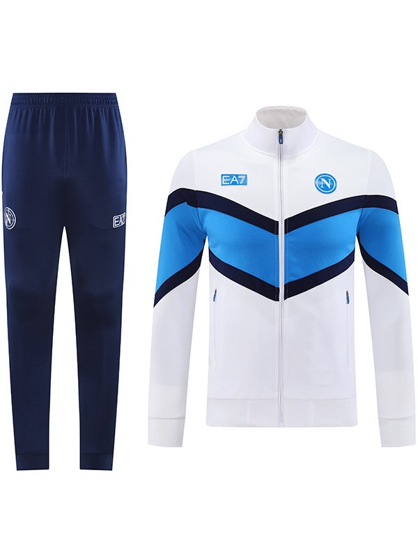 SSC napoli giacca tuta bianca kit allenamento uomo 2025-2026