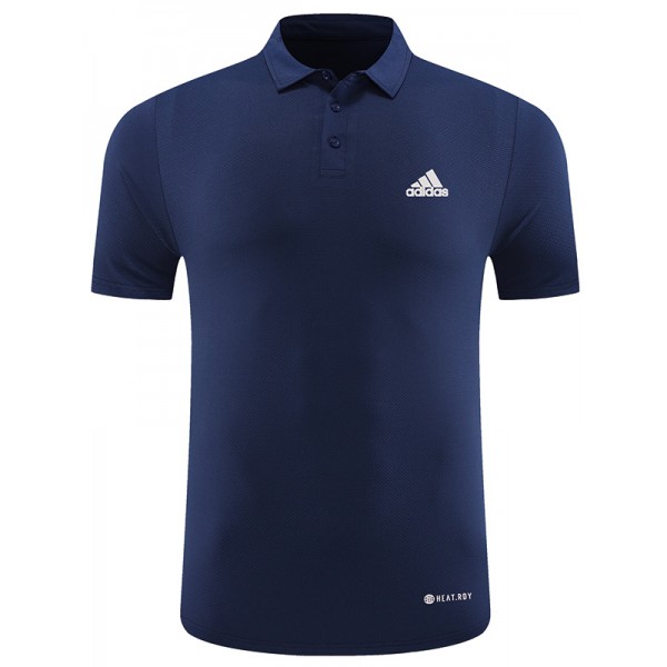 Ads polo jersey training uniform men's soccer sportswear cobalt football tops sports shirt 2023-2024