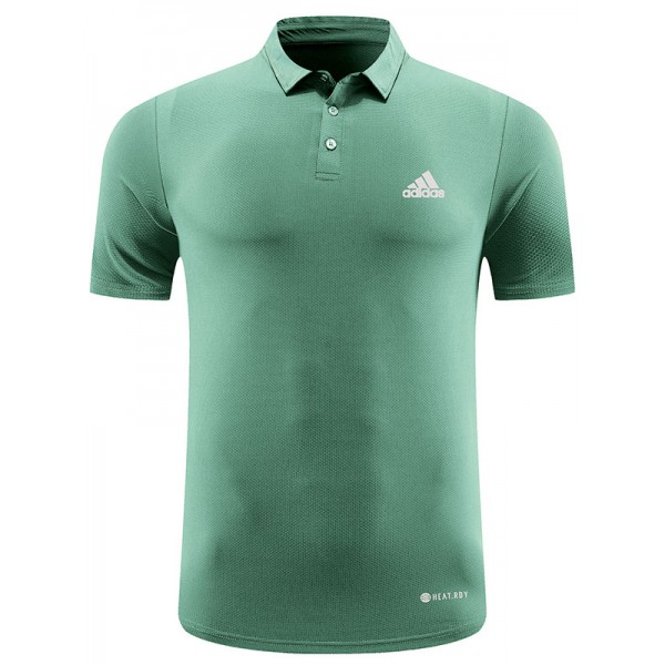 Ads polo jersey training uniform men's soccer sportswear green football tops sports shirt 2023-2024