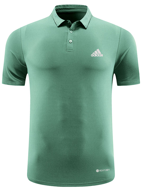 Ads polo jersey training uniform men's soccer sportswear green football tops sports shirt 2023-2024