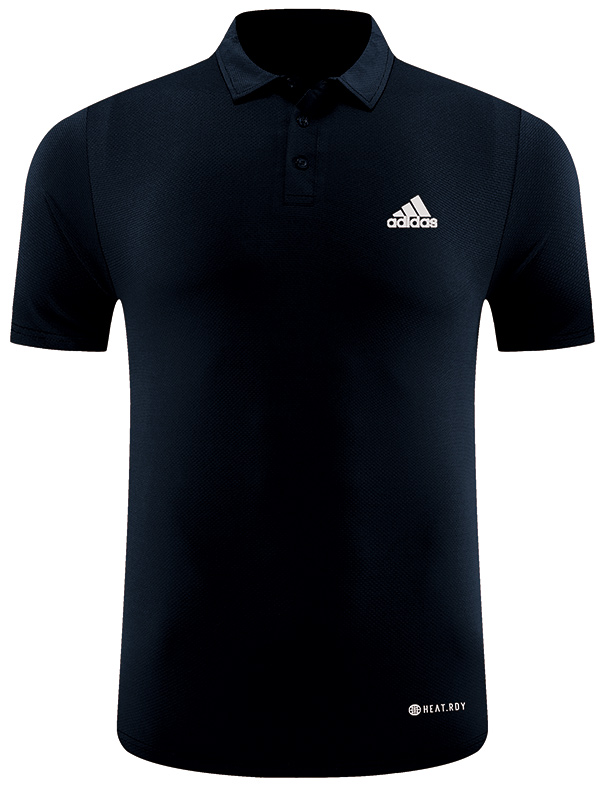 Ads polo jersey training uniform men's soccer sportswear navy football tops sports shirt 2023-2024
