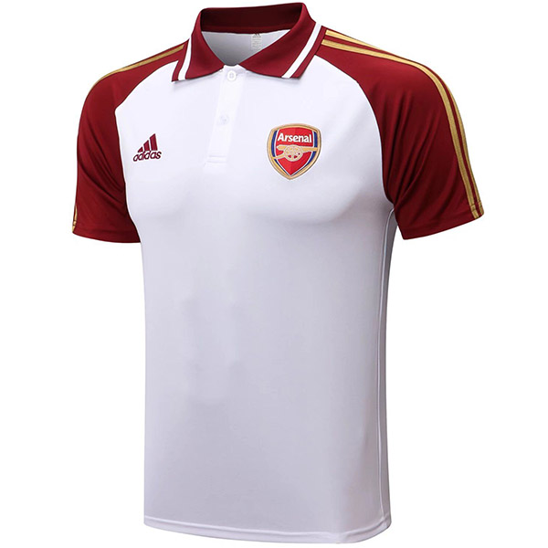 Arsenal polo jersey training soccer uniform men's sportswear football tops sport white shirt 2022-2023