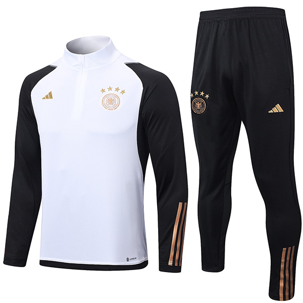 Germany tracksuits soccer pants suit sports set necked cleats men's clothes football training white kit 2022-2023