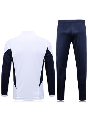 Italy tracksuit soccer white suit sports set zipper-necked uniform men's clothes football training kit 2023-2024