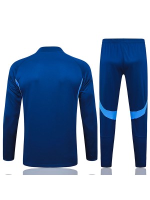 Real madrid tuta da calcio pantaloni completo sportivo verde acqua mezza cerniera uniforme da uomo kit da allenamento per il calcio 2025-2026