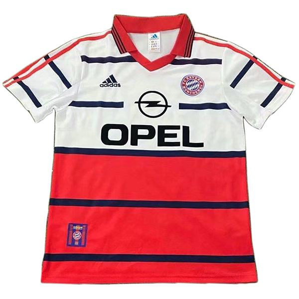 Bayern munich away jersey retro vintage soccer match men's second sportswear football shirt 1998-2000