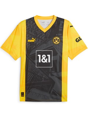 Borussia dortmund special edition jersey black yellow soccer uniform men's football kit sports top shirt 2024-2025