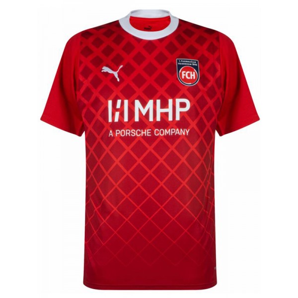 FC Heidenheim home jersey soccer uniform men's first football kit sports top shirt 2023-2024