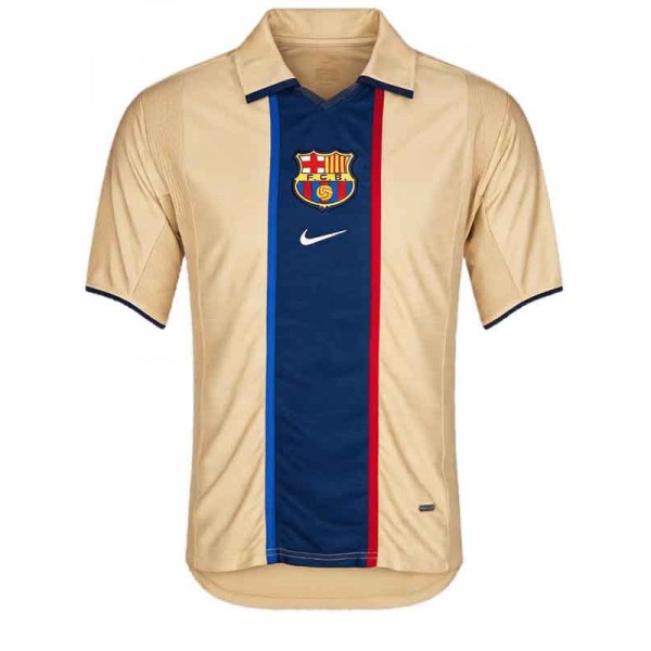 Barcelona away jersey mens retro shirt 2001-2002